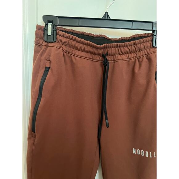 Nobull Men's Jogger Brown S Gym training Quick-drying drawcord waist Ankle Cuffs - Picture 7 of 9